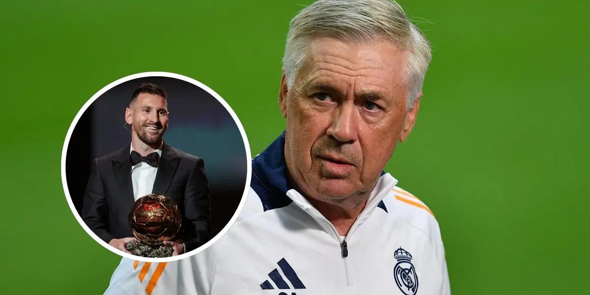 Carlo Ancelotti - Lionel Messi (Foto: X)