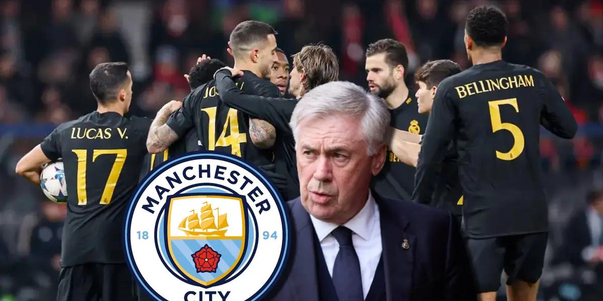 Carlo Ancelotti no le tiene nada de fe a este jugadores del Real Madrid y será suplente contra el Manchester City