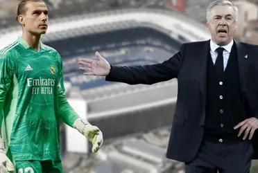 Carlo Ancelotti opinó sobre la titularidad de emergencia de Lunin luego de haber pedido que salga