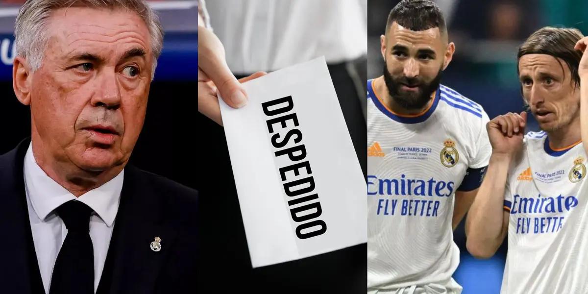 Carlo Ancelotti se colmó la paciencia y no quiere ver ni en figuritas a un jugador de su actual plantel