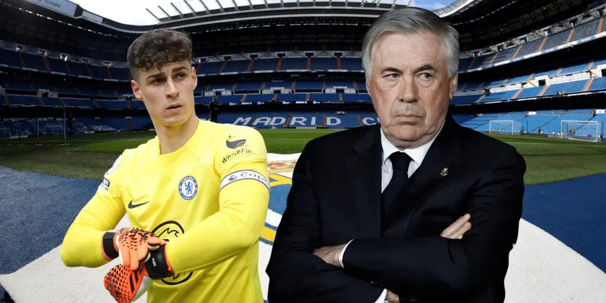 Carlo Ancelotti tenía un candidato para reemplazar a Thibaut Courtois pero se bajó por una razón particular