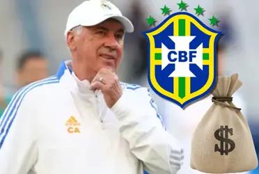 Carlo Ancelotti tiene pie y medio fuera del Real Madrid y su agente ya fue captado en Brasil