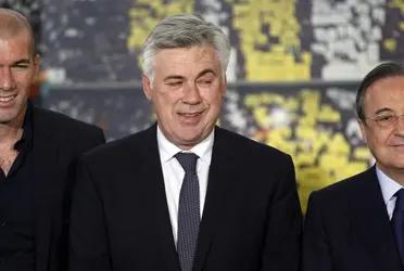 Carlo Ancelotti no tiene segura su estancia en Real Madrid, Florentino Pérez ya movió fichas por Zinedine Zidane