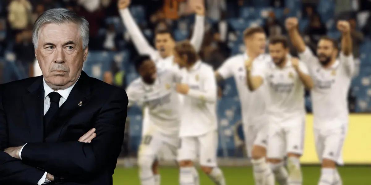 Carlo Ancelotti tiene tres jugadores como baja para el estreno en el campeonato