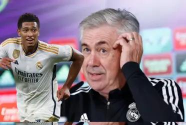 Carlo Ancelotti tiene un imprevisto problema dentro del camerino del Real Madrid