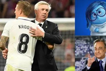 Carlo Ancelotti ve con tristeza la posible salida de uno de sus referentes.