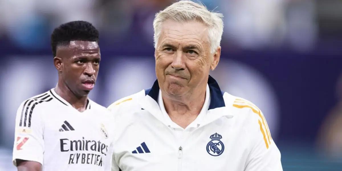 Carlo Ancelotti - Vinicius Jr. (Foto: Real Madrid)