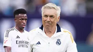 Carlo Ancelotti - Vinicius Jr. (Foto: Real Madrid)