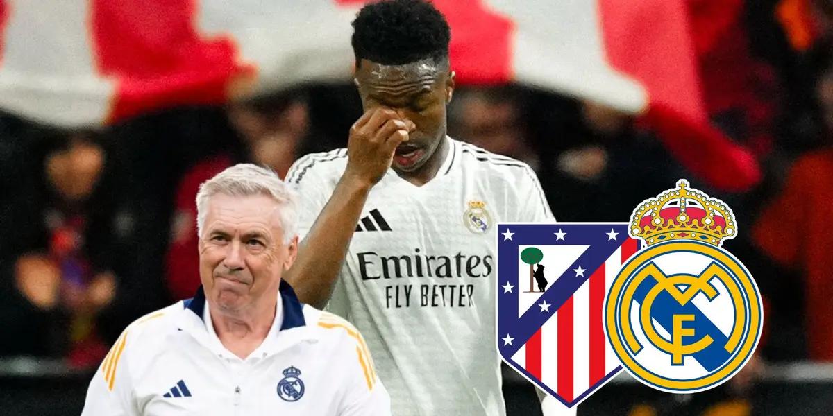 Carlo Ancelotti - Vinicius Jr. (Foto: X)