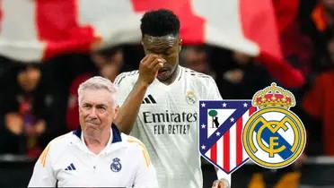 Carlo Ancelotti - Vinicius Jr. (Foto: X)