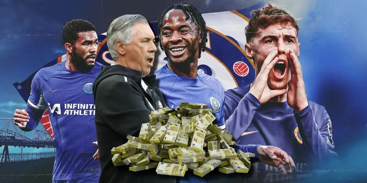 Carlo Ancelotti vio un delantero que le gustaba para el Real Madrid, pero los millones del Chelsea lo quieren alejar