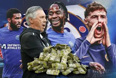 Carlo Ancelotti vio un delantero que le gustaba para el Real Madrid, pero los millones del Chelsea lo quieren alejar