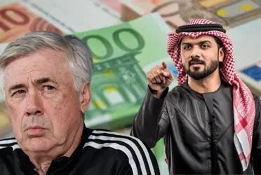 Carlo Ancelotti volvió a ser tentado por Arabia Saudita a cambio de una fortuna pero volvió a dar su negativa