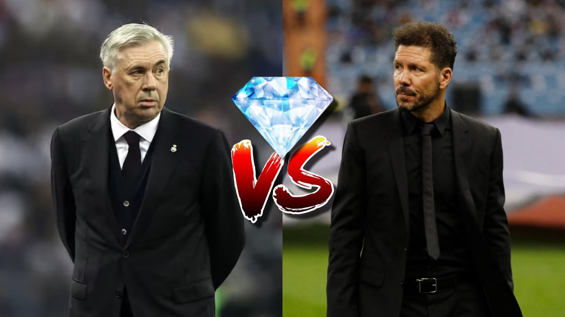 Carlo ANcelotti y Diego Simeone.