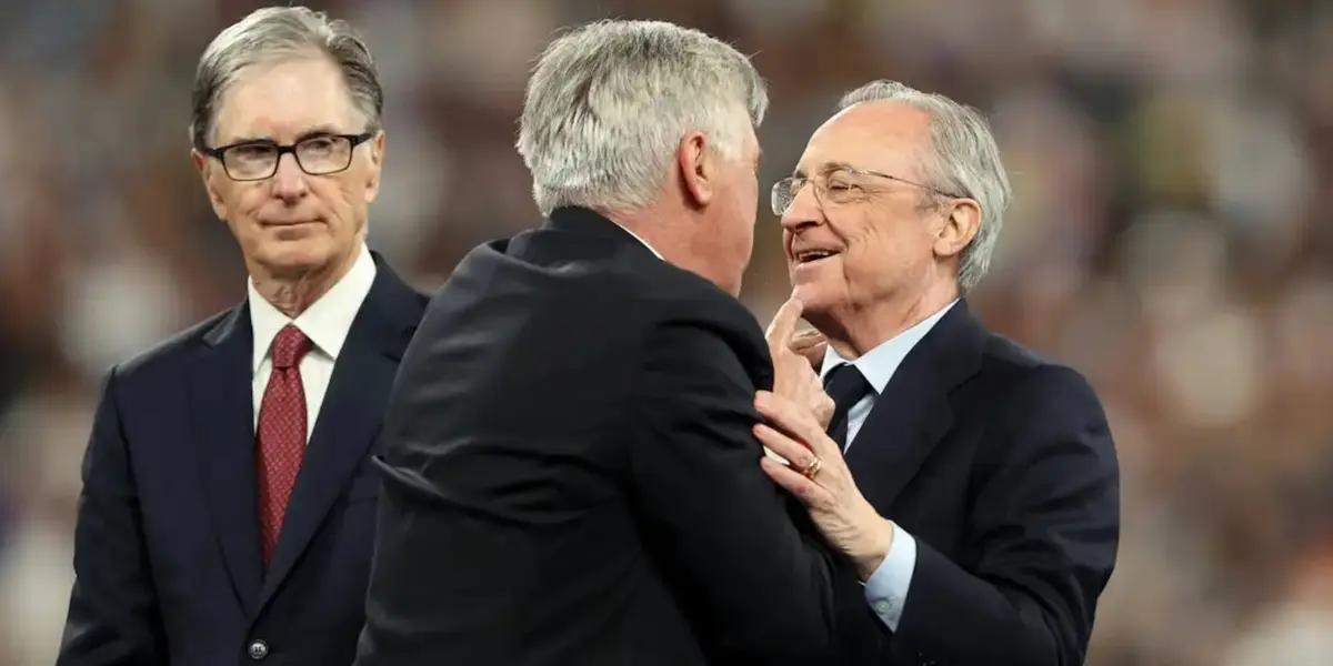 Carlo Ancelotti y Florentino Pérez
