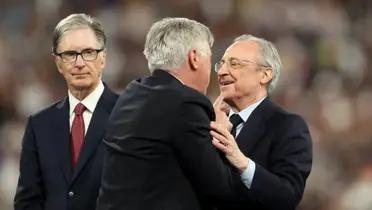 Carlo Ancelotti y Florentino Pérez