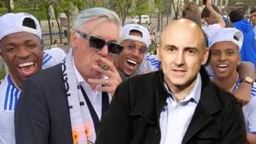 Carlo Ancelotti y Maldini