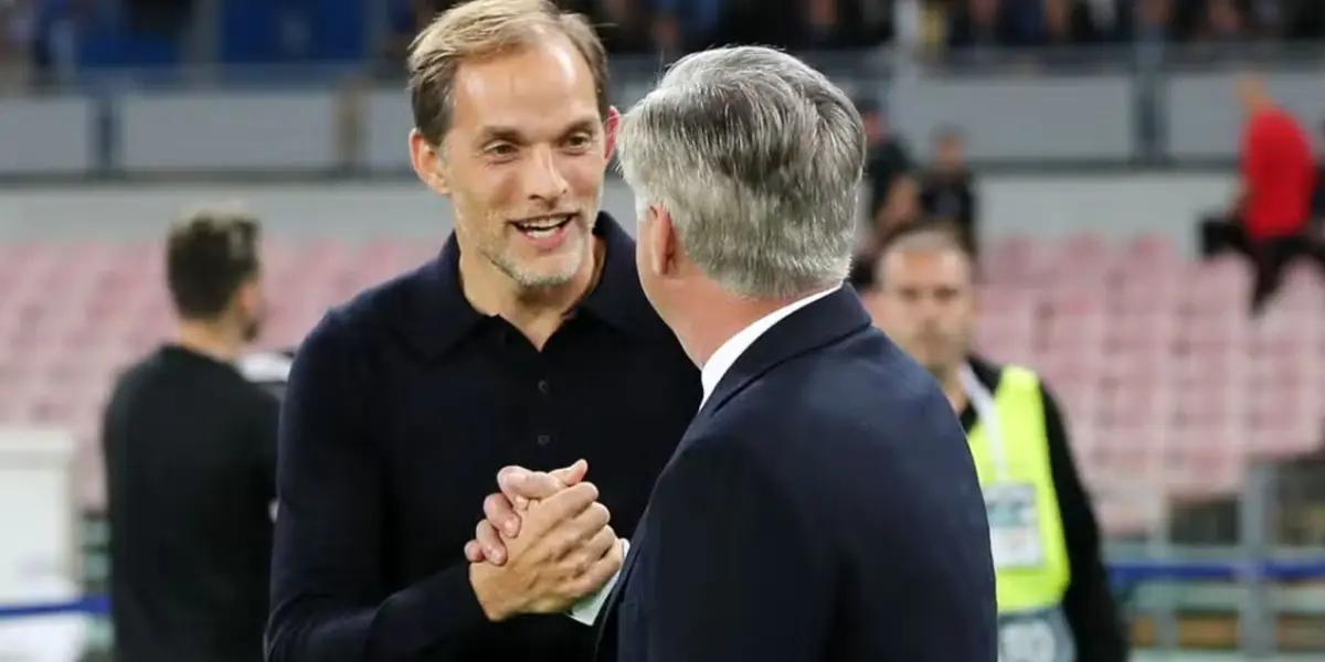 Carlo Ancelotti y Thomas Tuchel, entrenadores del Real Madrid y Bayern Múnich