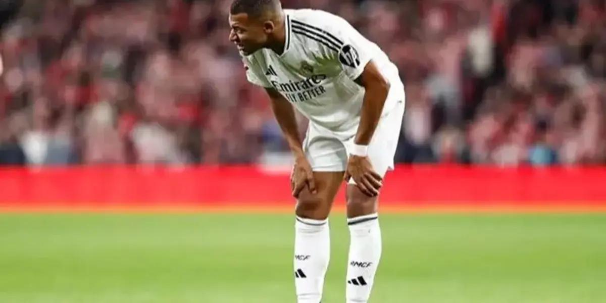 Carlo Romero, el jugador que marcó gol posteriormente al Real Madrid, hizo una entrada a destiempo a Mbappé minutos antes