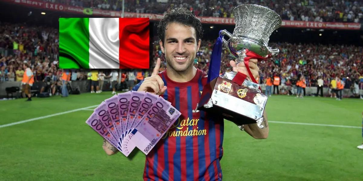 Cesc Fàbregas ahora es entrenador y lo escogieron en un equipo de la Serie B de Italia