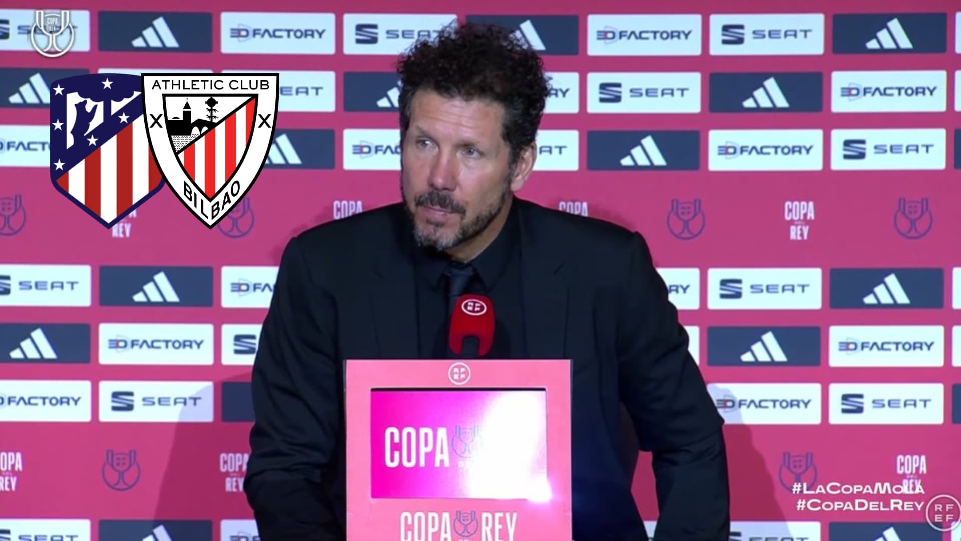 Cholo Simeone en rueda de prensa
