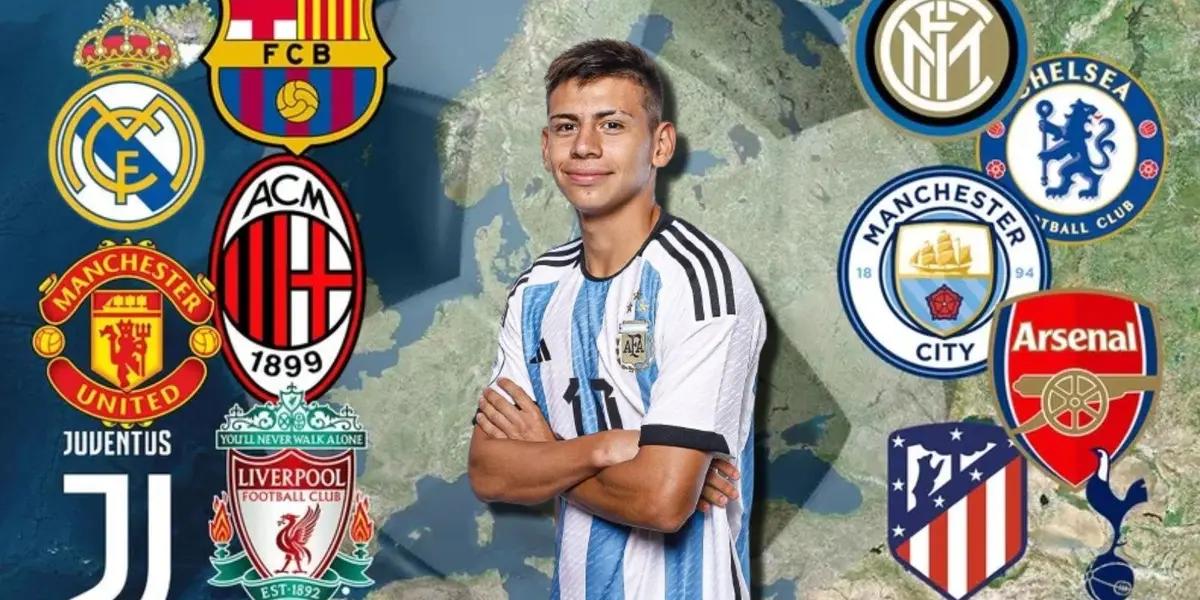 Claudio Echeverri está lejos del FC Barcelona y ya hay dos equipos que se lo quieren arrebatar de forma inmediata