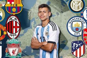 Claudio Echeverri está lejos del FC Barcelona y ya hay dos equipos que se lo quieren arrebatar de forma inmediata