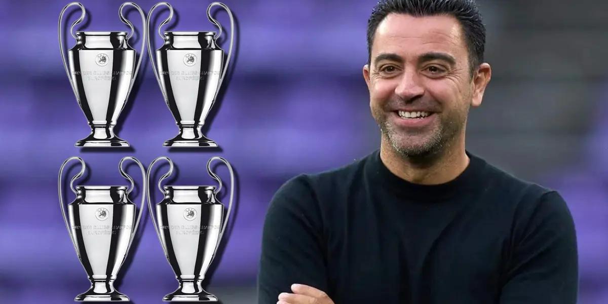 Club 4 veces campeón de Champions quiere fichar a Xavi, cuando salga del Barça