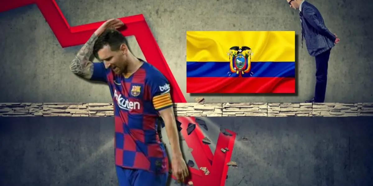 Como a Messi, el ecuatoriano que no fichó el Barça para no caer en bancarrota