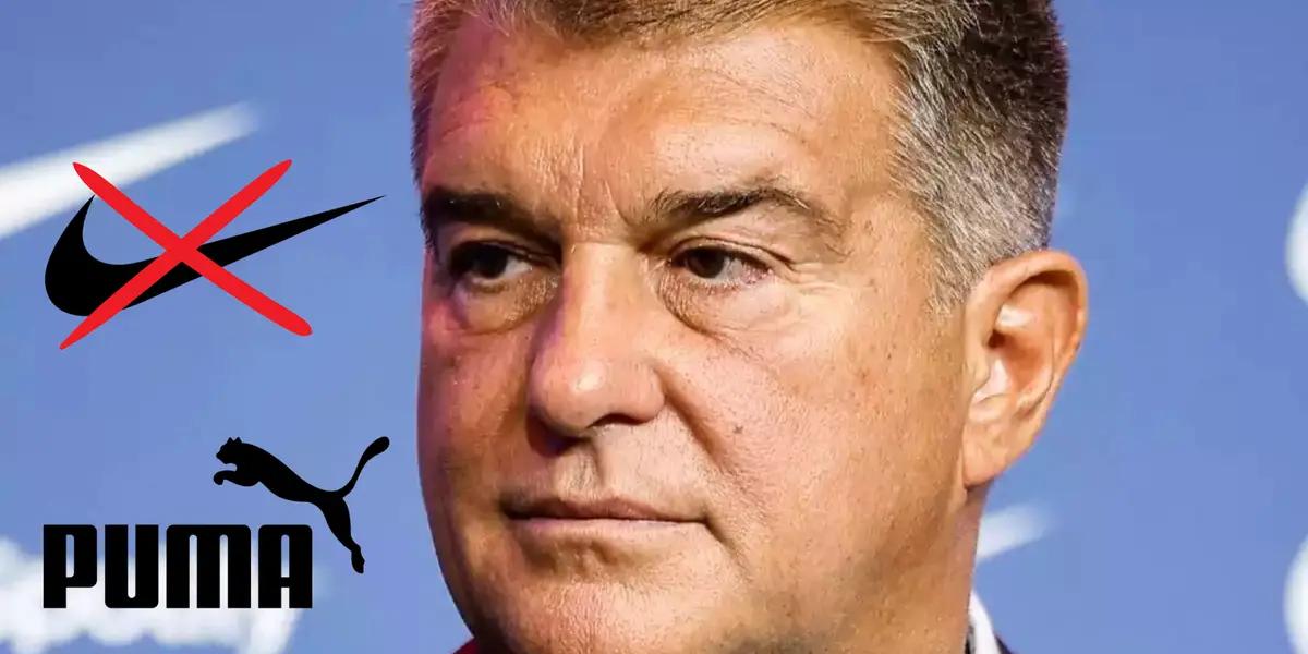 Como Alemania, Laporta se cansó de Nike y tomó una decisión que Puma celebra