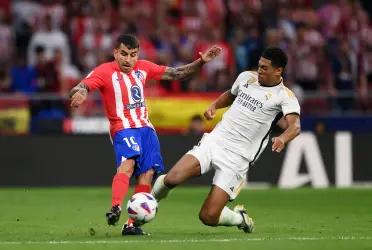 Como era de prever Ángel Correa sufrió graves consecuencias tras la patada que le propinó Jude Bellingham en el Derbi Madrileño.