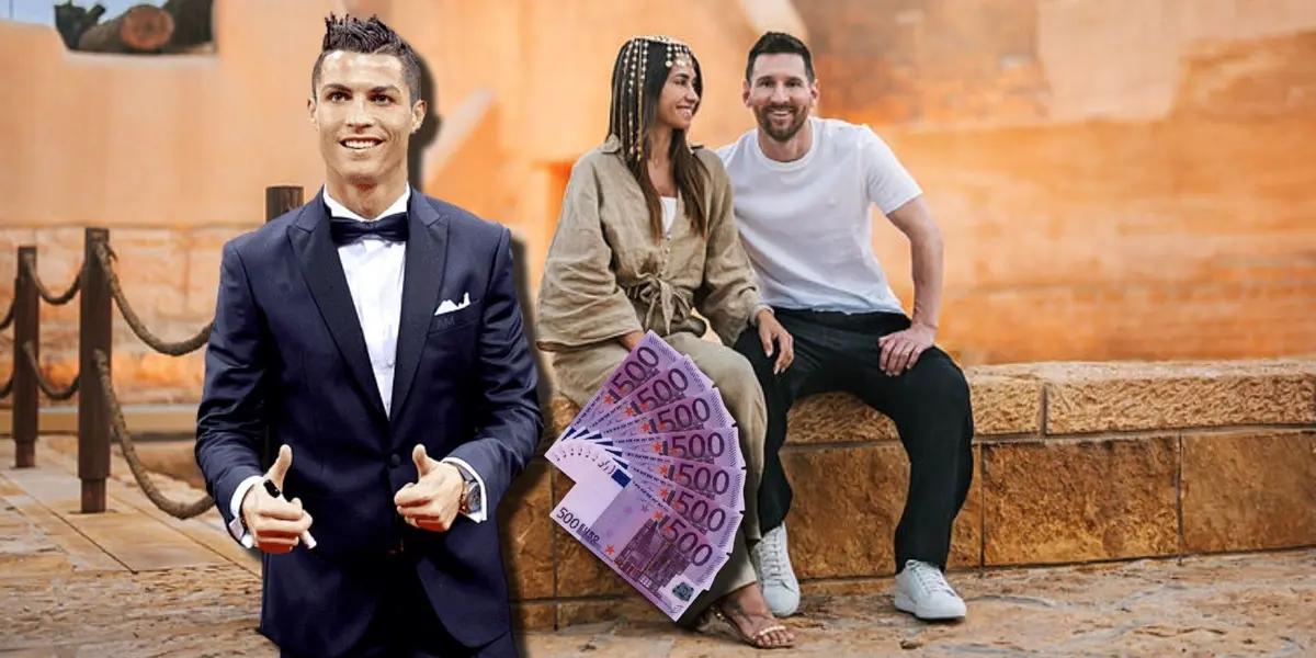 Como Lionel Messi con Arabia, ahora Cristiano Ronaldo también es imagen de una isla que la está promocionando