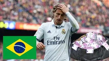 Como Modric se marchará, Real Madrid quiere fichar un brasilero de 90 millones