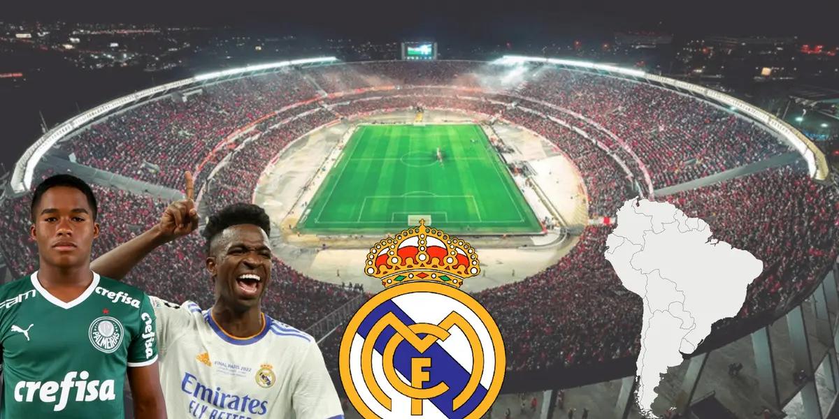 Como Vini y Endrick, el Madrid quiere en 30 millones a la joya de Sudamérica