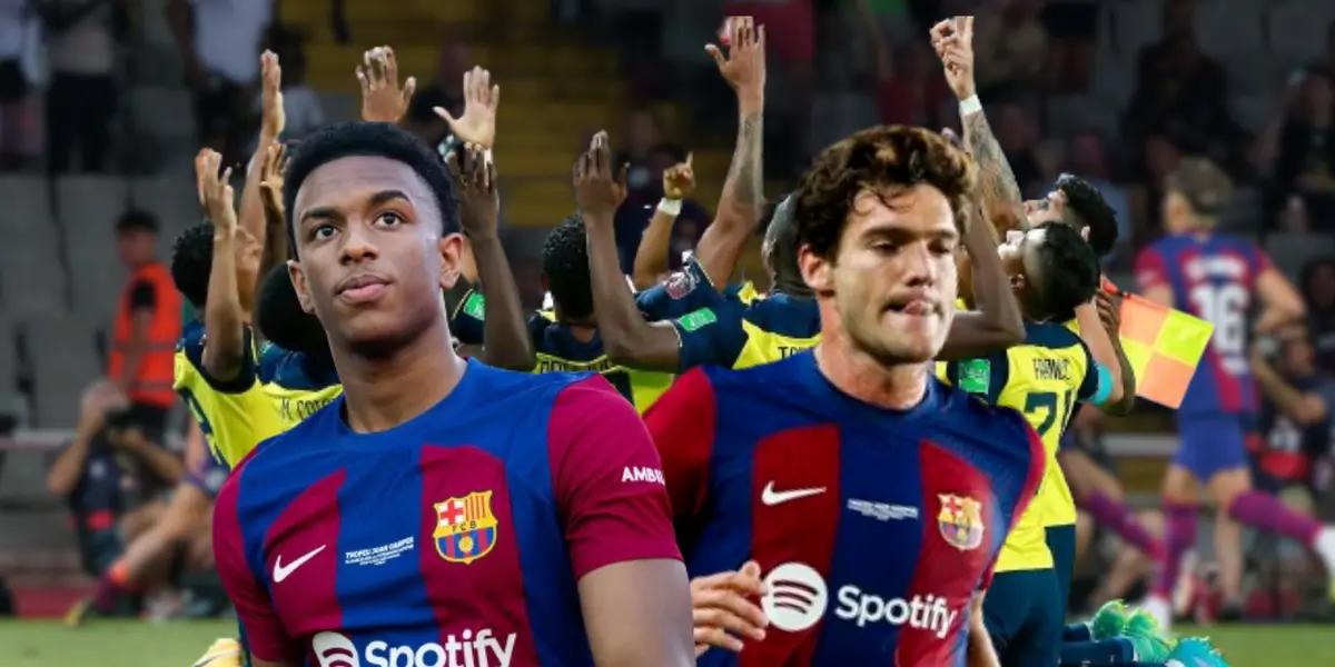 Con Balde y Marcos Alonso lesionados, el ecuatoriano que podría llegar al Barça