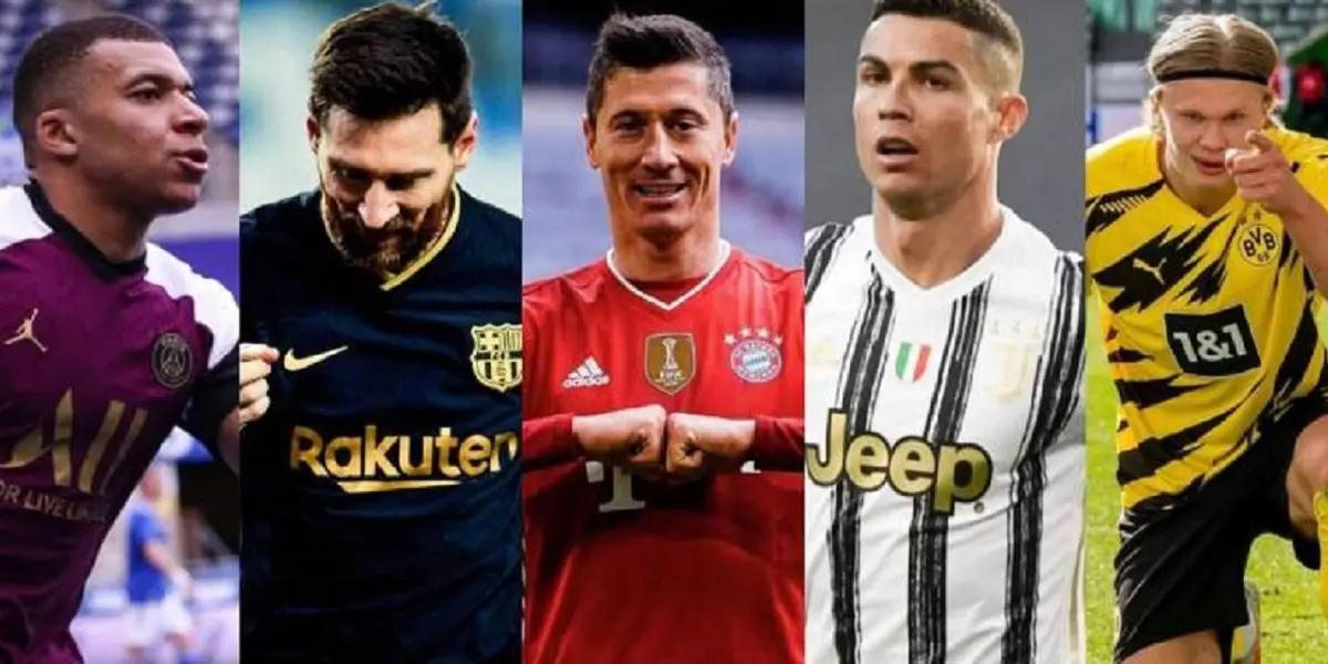 Con el año 2021 finalizo ya tenemos números claros sobre goles y asistencias, increíbles el número uno no es Lewandowski sino Kylian Mbappé