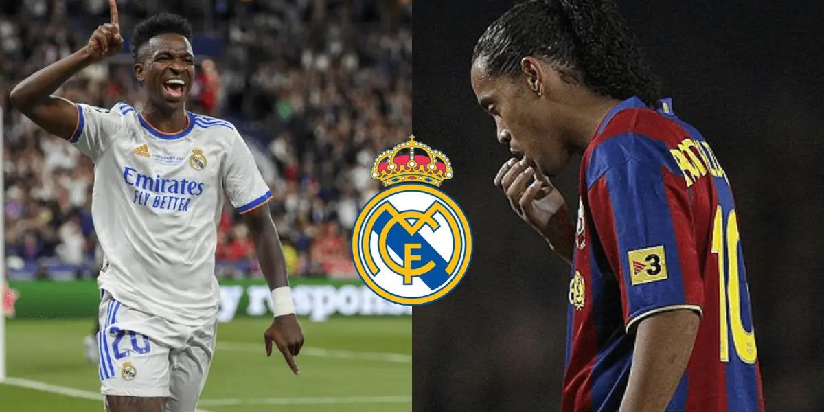 Con estos tres logros importantes, Vinicius superará a Ronaldinho.