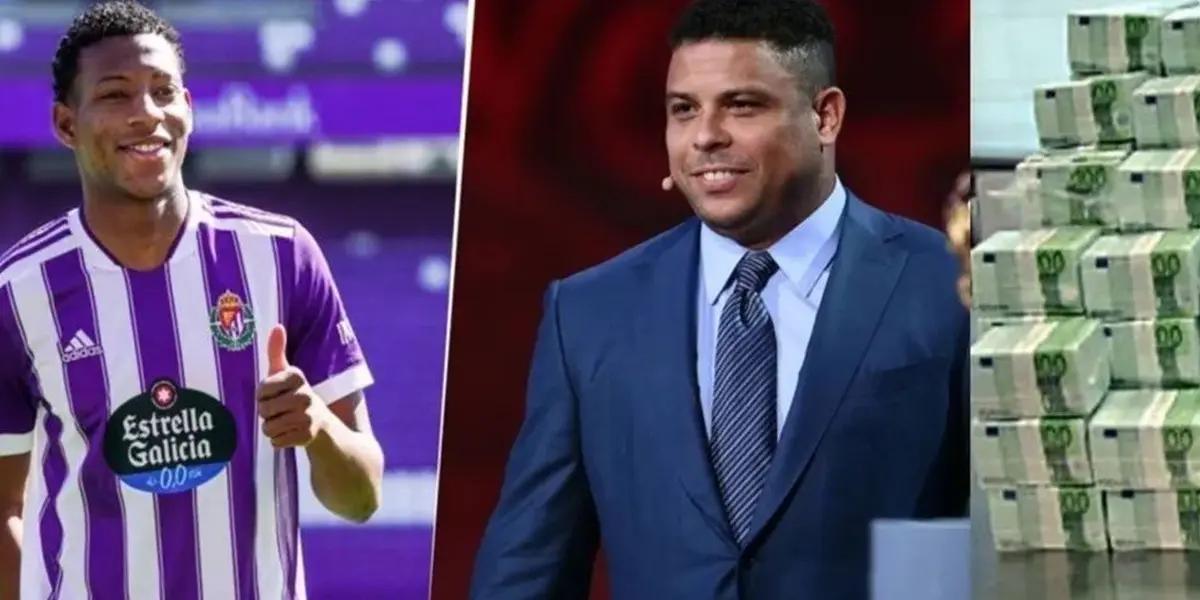 Con la continuidad de Gonzalo Plata en el Valladolid asegurada, Ronaldo Nazário tras invertir 8 millones de euros en él, querría ponerle una clausula de salida de entre 40 y 50 millones de euros.