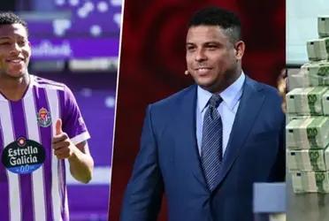 Con la continuidad de Gonzalo Plata en el Valladolid asegurada, Ronaldo Nazário tras invertir 8 millones de euros en él, querría ponerle una clausula de salida de entre 40 y 50 millones de euros.