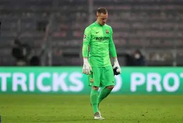Con la posible llegada del arquero Onana, Ter Stegen estaría muy descontento con la situación y podría irse este próximo mercado de pases.