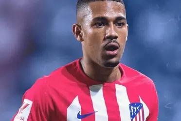 Con una gran definición, Samuel Lino ha puesto su primer gol en la temporada y mete al Atlético en la pelea