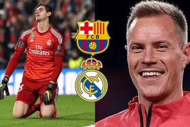 Courtois cometió un grave error en el empate del Betis que nunca le ocurrió a Ter Stegen.