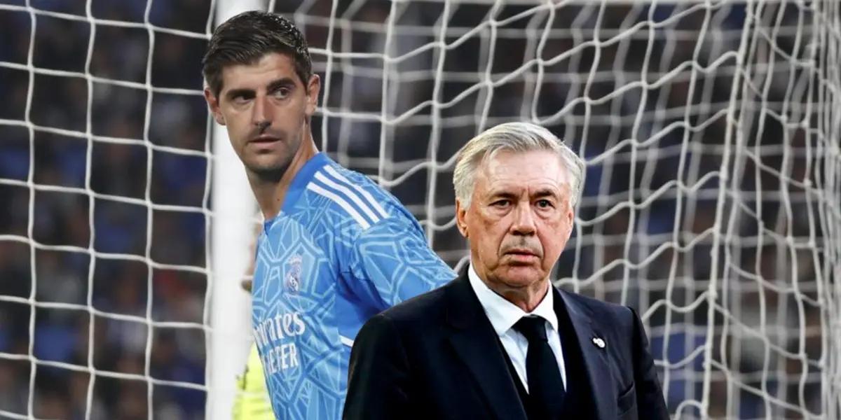 Courtois sigue trabajando en su recuperación y desde la Vuelta de España habló de su lesión.