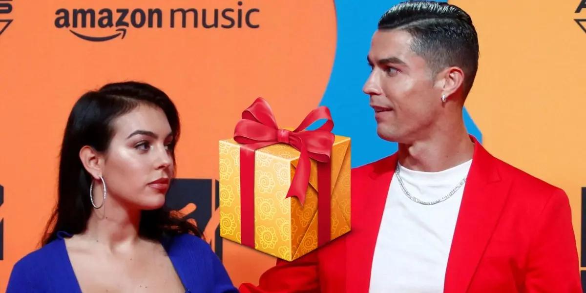 CR7 compartió en redes sociales el presente que le realizó su pareja por Navidad.