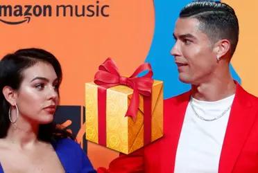 CR7 compartió en redes sociales el presente que le realizó su pareja por Navidad.