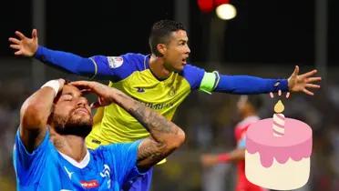 CR7 festejó 39 años buscando marcar mil goles, lo que hizo Ney en su cumpleaños