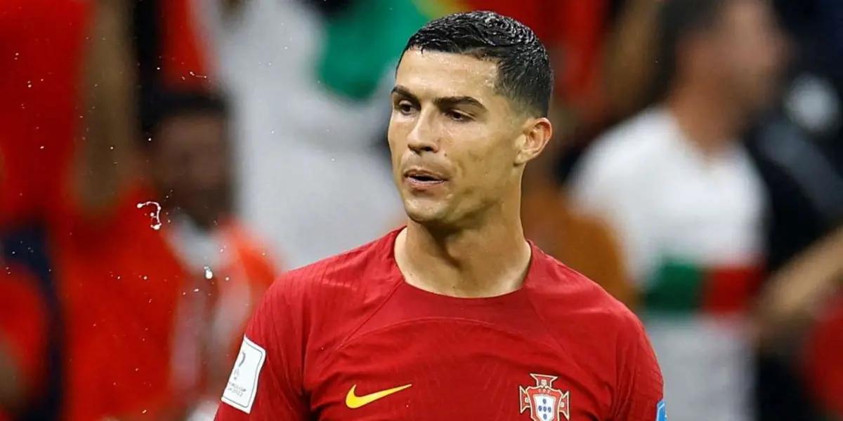 CR7 fue suplente y al finalizar el partido hizo algo que no pasó desapercibido.