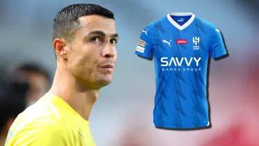 CR7 mal perdedor, se limpió sus partes con la camiseta del Al-Hilal y hay video