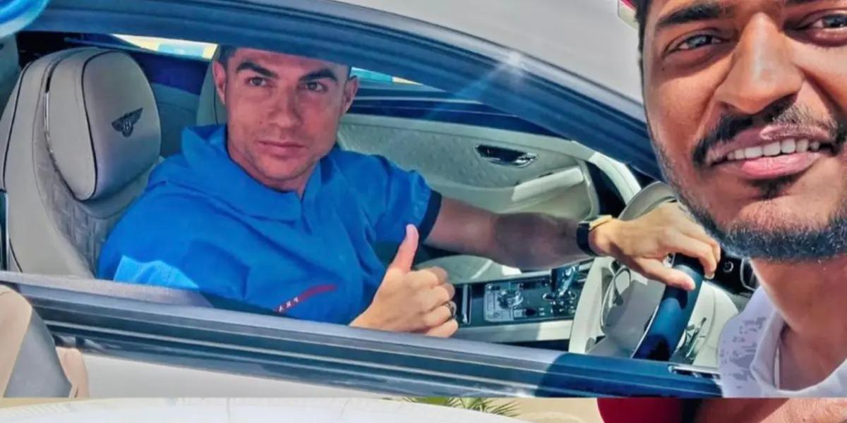 CR7 y su foto con el fan que recorrió más de 1200km a pie