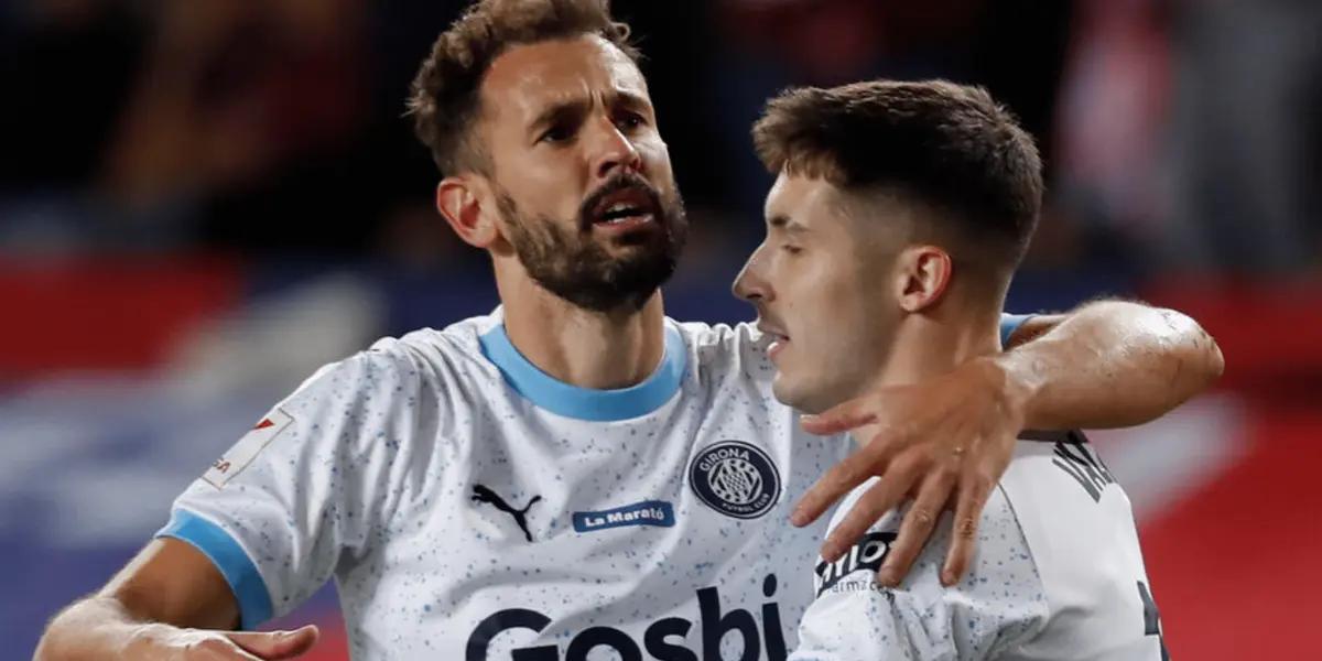 Cristian Stuani marcó el cuarto gol con el que Girona sentenció el partido ante FC Barcelona para que Girona sea líder